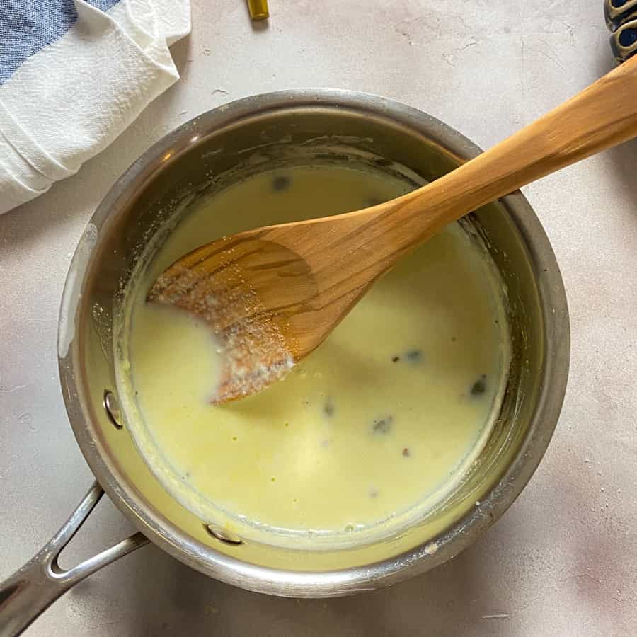 Yellow saffron infused badam milk