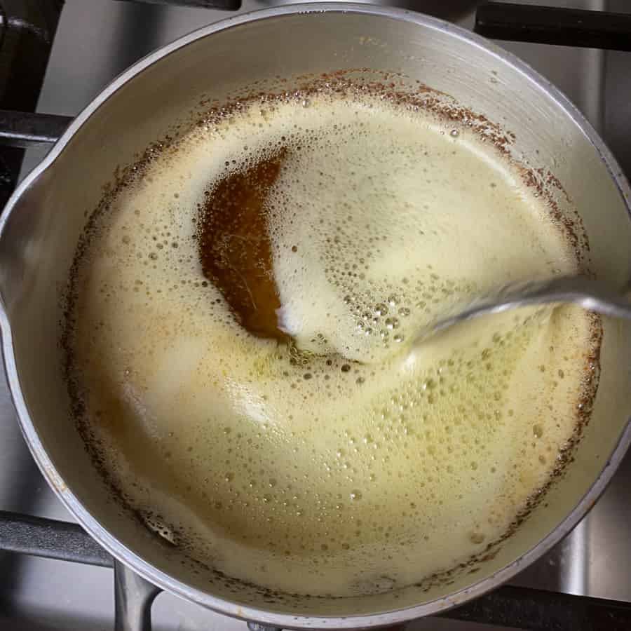 Final Stage of Ghee